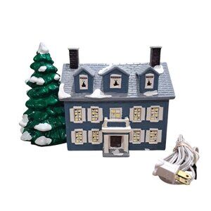 Dept 56 Vtg 1986 Snow Village Williamsburg House  **ORINGIAL**